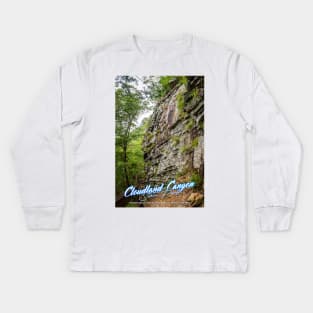 Cloudland Canyon State Park Kids Long Sleeve T-Shirt